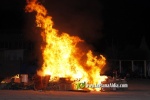 Les Alqueries celebra Sant Joan amb un correfoc i foguera