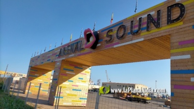 El recinto del Arenal Sound '22 va tomando forma