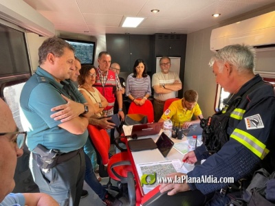 José Martí ensalza la labor de los medios de extinción en el incendio de Les Useres y muestra su confianza en poder estabilizar el fuego