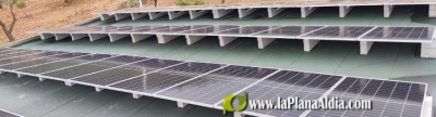 Les Coves de Vinromà instala paneles fotovoltaicos en el depósito municipal para reducir la factura energética