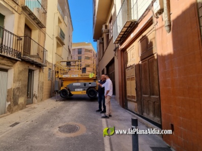 L’Alcora inicia el derribo de 3 casas en la calle Peiró para mejorar la accesibilidad y la seguridad ciudadana