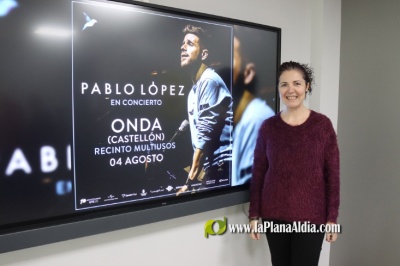 Pablo López oferirà un concert a Onda el divendres 4 d'agost