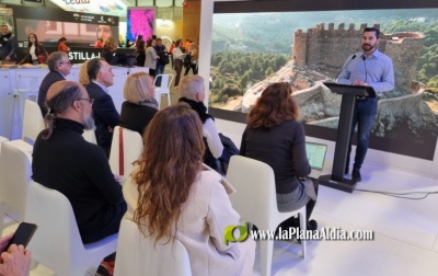 LAlcora presenta el Castell de lAlcalatn en Fitur como un emblema de la comarca con pasado, presente y mucho futuro