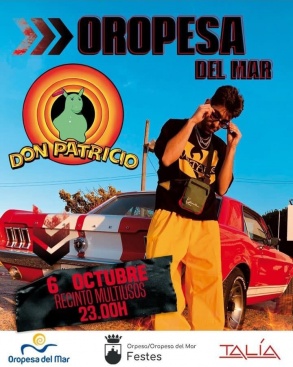 Oropesa del Mar acogerá hoy el concierto de Don Patricio dentro de sus fiestas patronales