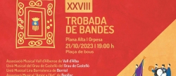Oropesa del Mar acogerá la XXVIII Trobada de Bandes de Música de la Plana Alta el próximo sábado