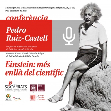 La Casa dels Mundina acogerá una conferencia sobre Einstein: Más allá del científico