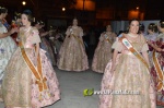 El mundo fallero rinde homenaje a la reina fallera de Burriana