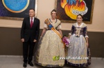 El mundo fallero rinde homenaje a la reina fallera de Burriana