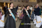 El mundo fallero rinde homenaje a la reina fallera de Burriana