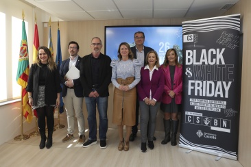 Presentan en Castellón las campañas 'Black Friday' y 'Black & White Friday' en apoyo al comercio local