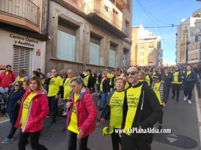 Ms de 700 personas en la VII Marcha Contra el Cncer de Alcora de la AECC