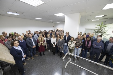 La presidenta de la Diputació felicita el Nadal al personal de la Castelló