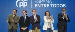 El PP exhibe músculo y unidad en Valencia con Feijó, Rajoy y Aznar