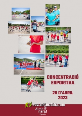 Almenara realitzar una concentraci esportiva el 29 d'abril