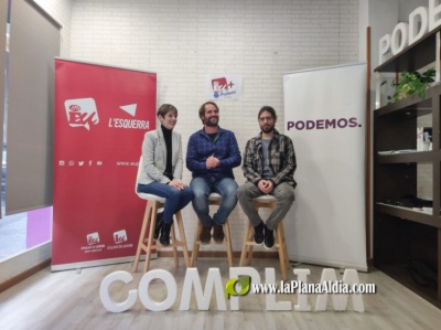 Esquerra Unida y Podem definen su proyecto común en La Vall d'Uixó