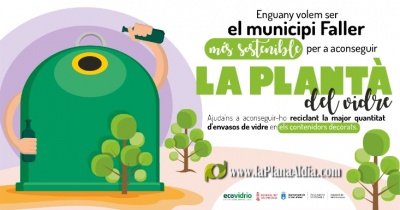 Ecovidrio i l'Ajuntament de La Vall d'Uix fomenten el reciclatge d'envasos de vidre durant les Falles 2023