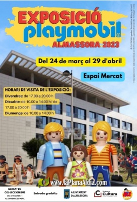Almassora acoge del 24 de marzo al 29 de abril la nueva Exposición de Playmobils