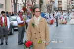 El m?n faller de La Vall d'Uix? 'ofrena' a la Verge dels Desemparats
