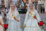 El m?n faller de La Vall d'Uix? 'ofrena' a la Verge dels Desemparats