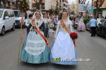 El m?n faller de La Vall d'Uix? 'ofrena' a la Verge dels Desemparats