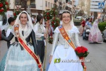 El m?n faller de La Vall d'Uix? 'ofrena' a la Verge dels Desemparats