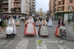 El m?n faller de La Vall d'Uix? 'ofrena' a la Verge dels Desemparats