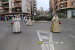 El m?n faller de La Vall d'Uix? 'ofrena' a la Verge dels Desemparats
