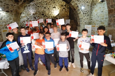 Exposición de maquetas de Lego del proyecto educativo 'Construye Valores' en Benassal