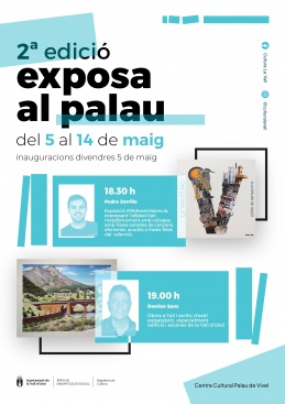 Pedro Zorrilla y Damian Sanz exponen sus obras en el Palau de Vivel de la Vall d'Uixo