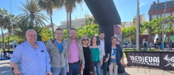 El candidato del PSPV-PSOE visita Torreblanca y Alcossebre en su ruta por el territorio