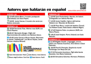 La literatura en lengua española consolida su presencia en el Salón Internacional del Libro de Turín