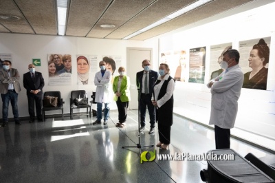 José Martí inaugura la Expo Mujeres Mediterráneas por la salud en el Hospital Provincial