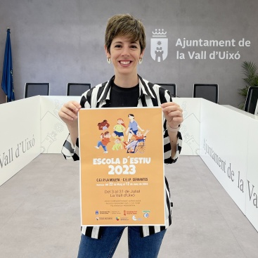 El Ayuntamiento de la Vall d'Uixo presenta la Escola d'Estiu con la modalidad tradicional y la temática en inglés