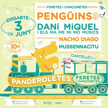 Pengüins i Dani Miquel encapçalen el festival 'Panderoletes' amb música per a tota la família