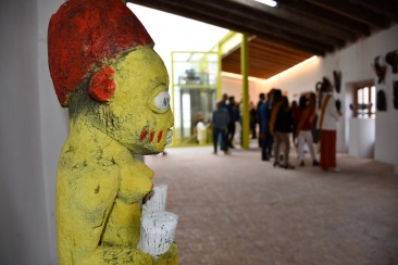 Cerca de 1.200 personas visitan la exposición de máscaras artesanas 'Espíritus de África' en el Gran Casino de Vila-real