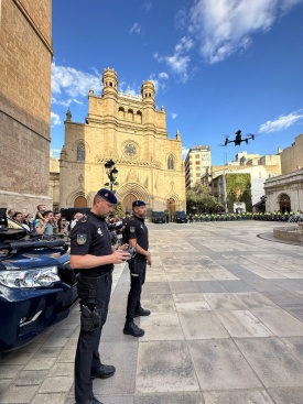 La Policía Nacional participa en el dispositivo de seguridad de 'La Vuelta' con más de 70 agentes