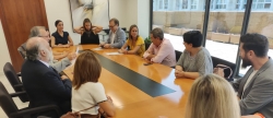 Unión Sanitaria Valenciana detalla al conseller Marciano Gómez los problemas y desafíos de las profesiones sanitarias