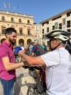 Castell inaugura la Setmana Europea de la Mobilitat amb una bicicletada, activitats en famlia i prova de patins en la plaa Major