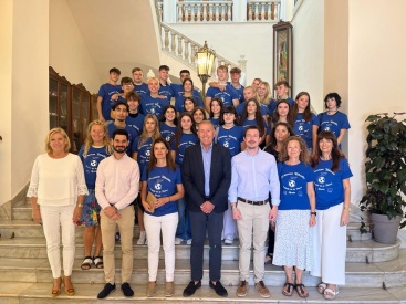 Castellon da la bienvenida a los estudiantes daneses del programa Erasmus+ en el IES Francesc Ribalta