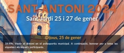 El Ayuntamiento de Sant Jordi programa una atractiva agenda del 25 al 27 de enero por Sant Antoni
