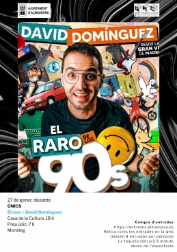 El monologuista David Dominguez fusiona humor y nostalgia en Almassora