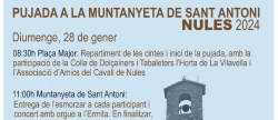 La Corretjola organiza una 'pujada a peu' a la Muntanyeta de Sant Antoni para este domingo