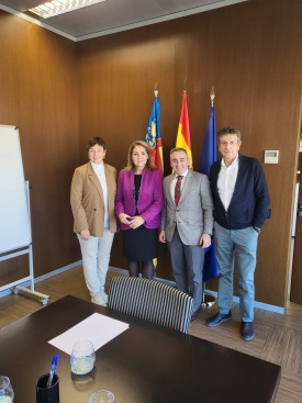 La Alcaldesa de Segorbe se reune con la Vicepresidenta Segunda de la Generalitat