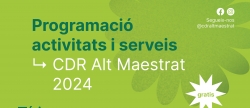 Programacin de actividades y servicios en CDR Alt Maestrat
