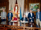 Ayuntamiento de Castellon y Ascer firman un memorando para el impulso de la promocion ceramica en la ciudad y sus usos urbanos