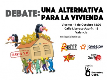 Debate sobre una alternativa para la vivienda en La Cantina de Ruzafa