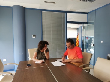 Almenara firma convenis de collaboraci anual amb diverses entitats i associacions
