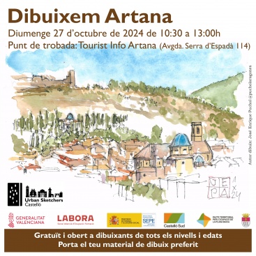 Artana proposa 'Dibuixem Artana' per promoure els seus recursos turstics a travs del dibuix