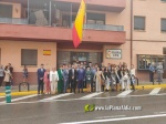 Autoridades, reina y damas y pueblo en general con la guardia civil de Alcora el d?a de su patrona