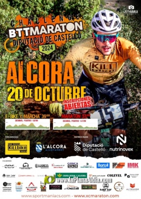 La challenge BTT Diputació en Alcora el 20 de octubre gracias al Club Ciclista Kill bike y el ayuntamiento